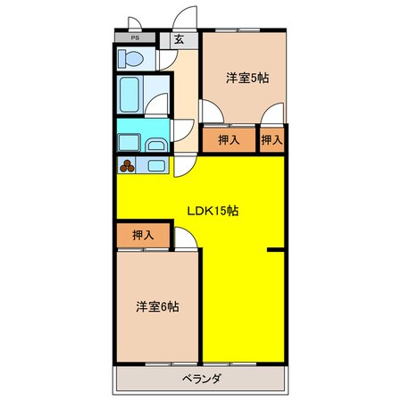 ＴステージミカーレⅡの物件間取画像